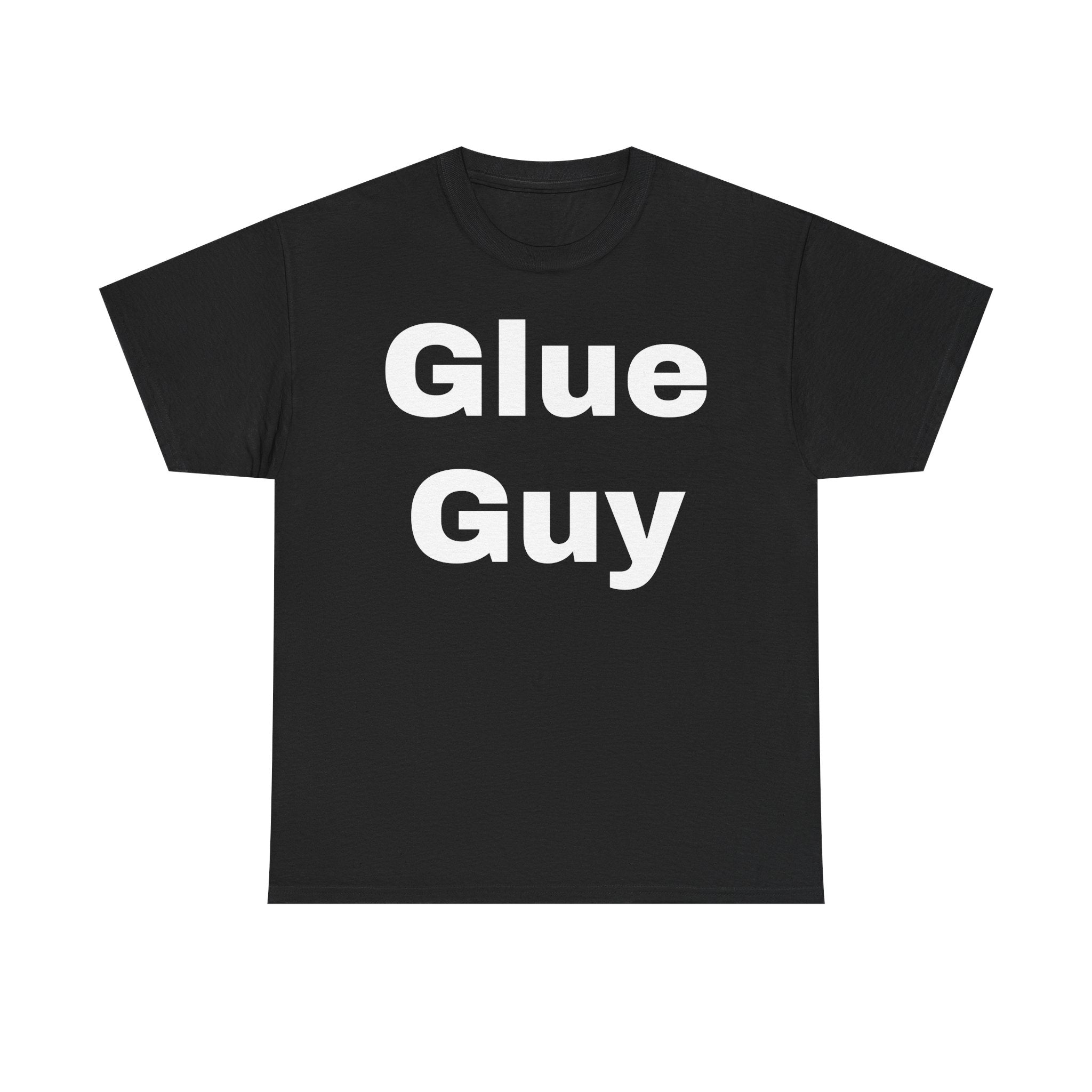 Glue Guy Unisex Heavy Cotton Tee - Fun Gift for DIY Lovers, Casual Wear, Birthday Present, Creative Vibe, Gift for Him