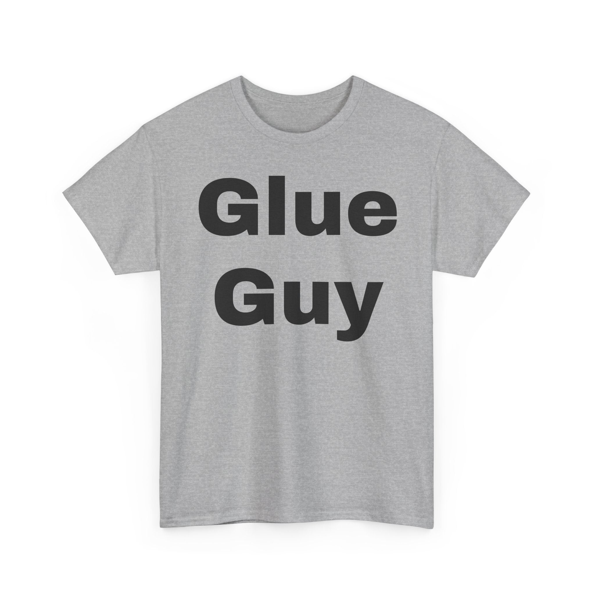 Glue Guy Unisex Heavy Cotton Tee - Fun Gift for DIY Lovers, Casual Wear, Birthday Present, Creative Vibe, Gift for Him