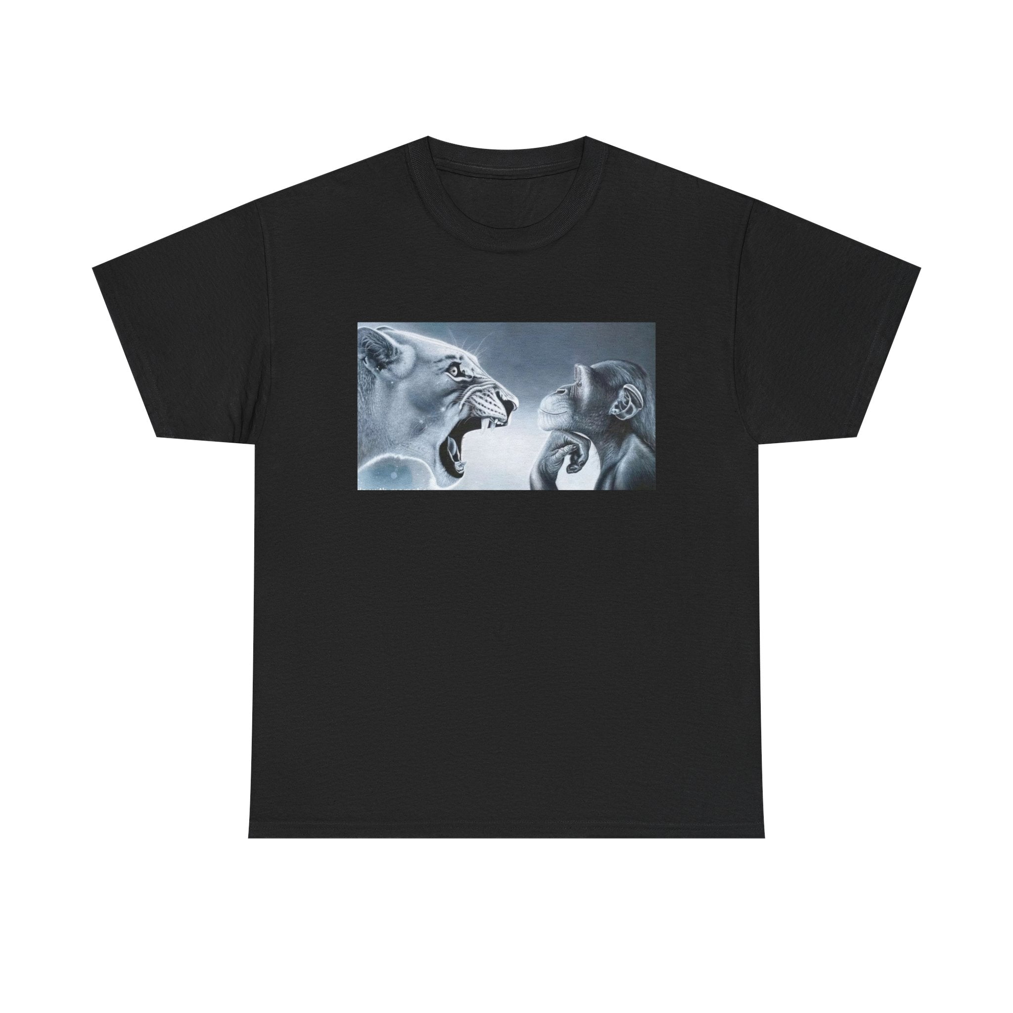 Fierce Animal Graphic Tee | Unisex Cotton Shirt, Wildlife Lover Gift, Art Print T-Shirt, Casual Wear, Unique Animal Design