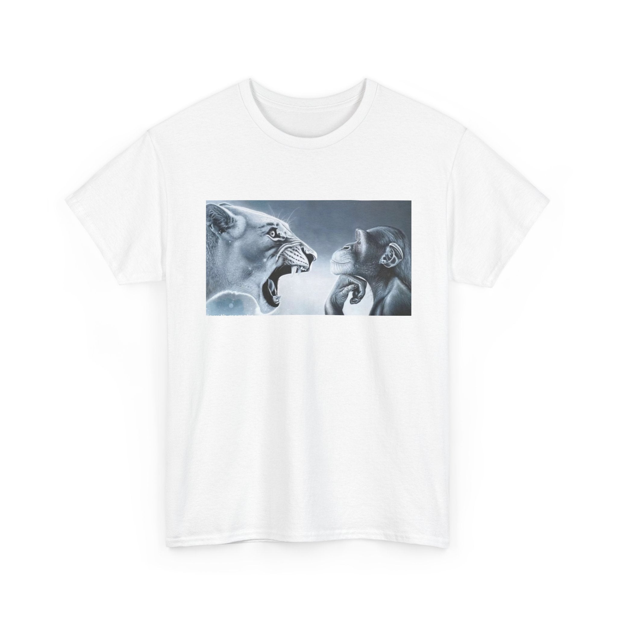 Fierce Animal Graphic Tee | Unisex Cotton Shirt, Wildlife Lover Gift, Art Print T-Shirt, Casual Wear, Unique Animal Design