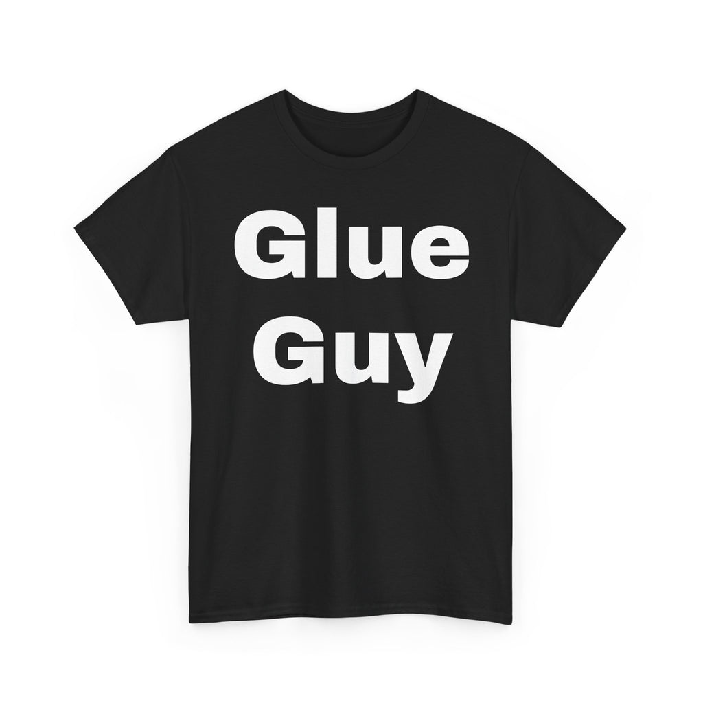 Glue Guy Unisex Heavy Cotton Tee - Fun Gift for DIY Lovers, Casual Wear, Birthday Present, Creative Vibe, Gift for Him