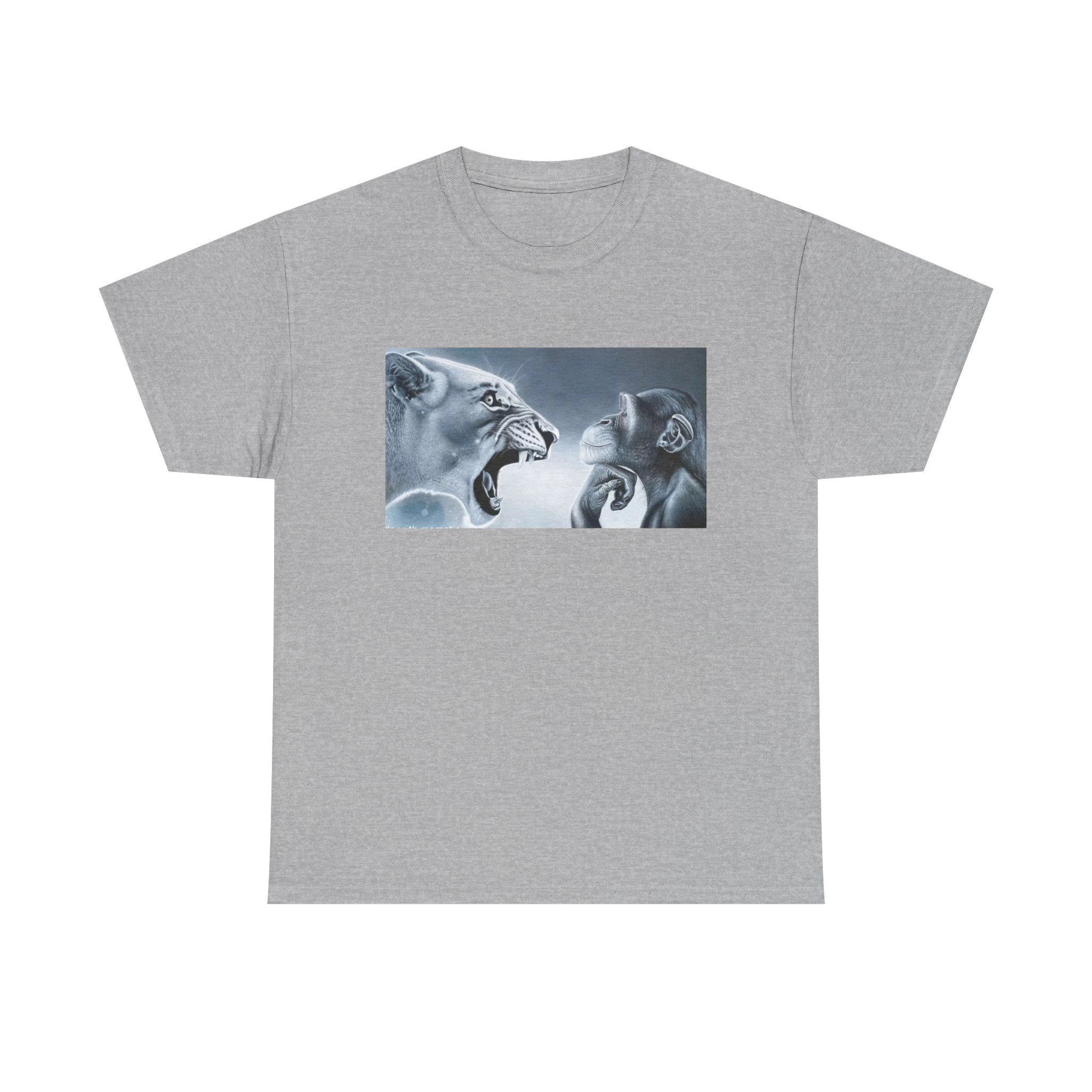 Fierce Animal Graphic Tee | Unisex Cotton Shirt, Wildlife Lover Gift, Art Print T-Shirt, Casual Wear, Unique Animal Design