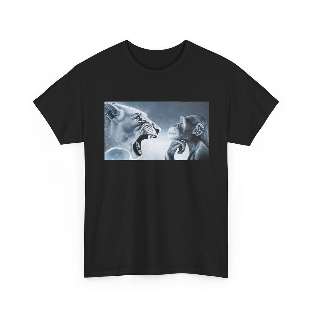 Fierce Animal Graphic Tee | Unisex Cotton Shirt, Wildlife Lover Gift, Art Print T-Shirt, Casual Wear, Unique Animal Design