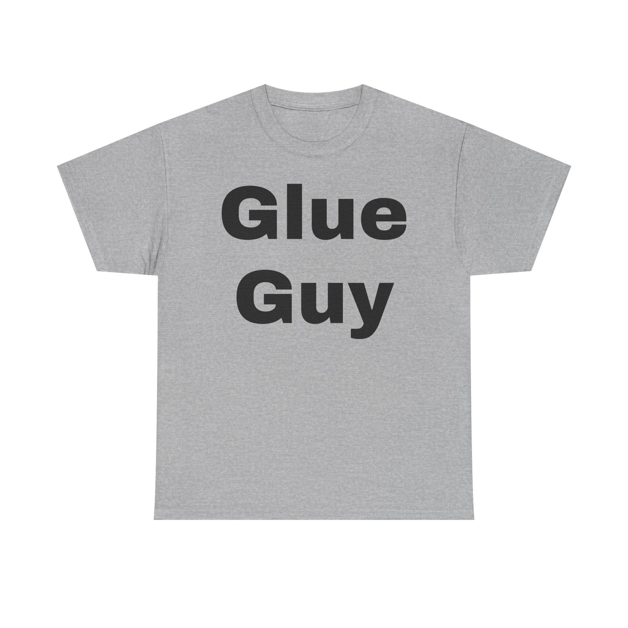 Glue Guy Unisex Heavy Cotton Tee - Fun Gift for DIY Lovers, Casual Wear, Birthday Present, Creative Vibe, Gift for Him